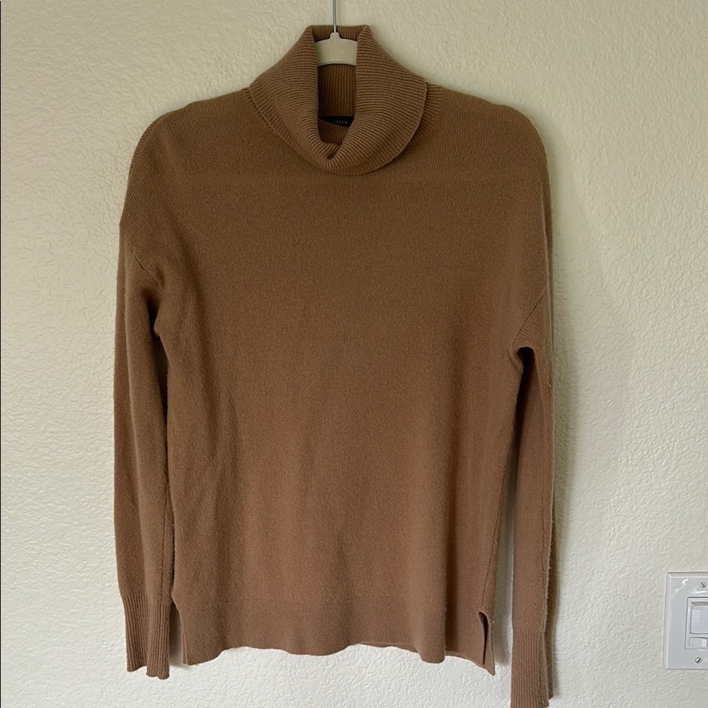 Halogen from Nordstrom Cashemere Cozy Tan Turtleneck Sweater